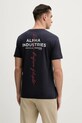 Дрехи Памучна тениска Alpha Industries 148516 тъмносин