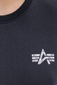 Памучна тениска Alpha Industries 148516 тъмносин