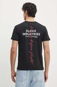 Бавовняна футболка Alpha Industries чорний 148516