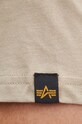 Alpha Industries tricou din bumbac 148523 bej