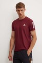 Majica kratkih rukava za trening adidas Performance Own The Run Base bordo IM5409