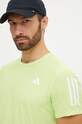 adidas Performance tricou de alergare Own The Run verde IV5405