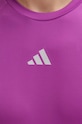Футболка для тренинга adidas Performance Gym+ IW8372 фиолетовой