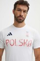 adidas Performance t-shirt treningowy HIIT Polska biały JF6679