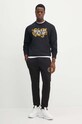 Versace Jeans Couture tricou din bumbac 77GAH6S3.J0001 alb AW24