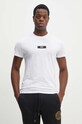 Versace Jeans Couture tricou din bumbac alb 77GAH6S3.J0001