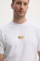 Bavlněné tričko Versace Jeans Couture bílá 77GAHT08.CJ00T