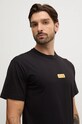 Versace Jeans Couture t-shirt bawełniany 77GAHT08.CJ00T czarny
