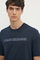 Bavlněné tričko Armani Exchange námořnická modř 6DZTBD.ZJ3VZ