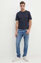 Бавовняна футболка Armani Exchange 6DZTJA.ZJH4Z темно-синій AW24