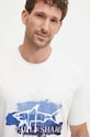 Paul&Shark tricou din bumbac bej 14311631