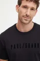 Бавовняна футболка Paul&Shark чорний 14311638