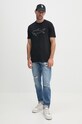 Хлопковая футболка Paul&Shark 14311653 чёрный AW24