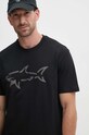 Хлопковая футболка Paul&Shark чёрный 14311653
