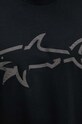 Хлопковая футболка Paul&Shark 14311653 чёрный