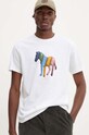 PS Paul Smith t-shirt bawełniany beżowy M2R.011R.NP4806