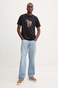 Бавовняна футболка PS Paul Smith M2R.011R.NP4806 чорний AW24