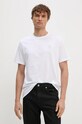 Хлопковая футболка PS Paul Smith белый M2R.011R.NP4814