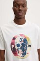 Бавовняна футболка PS Paul Smith бежевий M2R.220X.NP4800
