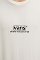 Vans t-shirt bawełniany VN000HFFFS81 beżowy