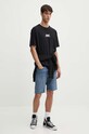 Bavlnené tričko Vans VN000HFFBLK1 čierna AW24