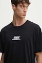 Vans tricou din bumbac negru VN000HFFBLK1