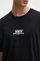 Pamučna majica Vans VN000HFFBLK1 crna