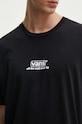 Vans tricou din bumbac VN000HFFBLK1 negru