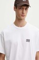 Vans t-shirt bawełniany biały VN0A7TLGWHT1