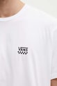 Vans tricou din bumbac VN0A7TLGWHT1 alb