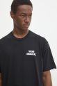 Vans t-shirt bawełniany czarny VN000KHVBLK1