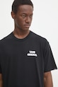 Bavlněné tričko Vans černá VN000KHVBLK1