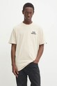 Vans tricou din bumbac print bej VN000KHV2N11