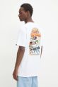 Vans tricou din bumbac VN000KHRWHT1 alb AW24