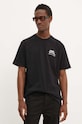 Odjeća Pamučna majica Vans VN000J4CBLK1 crna
