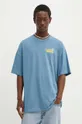 Одяг Бавовняна футболка Vans VN000HFTJCN1 блакитний