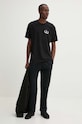 Pamučna majica Vans VN000HG2BLK1 crna AW24