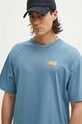Vans tricou din bumbac albastru VN000KHWJCN1