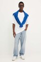 Vans t-shirt bawełniany VN000G51WHT1 biały AW24