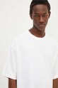 Vans t-shirt bawełniany biały VN000G51WHT1