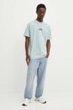 Vans tricou din bumbac VN000HFFM8I1 turcoaz AW24