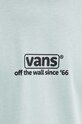 Vans tricou din bumbac VN000HFFM8I1 turcoaz
