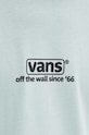 Vans t-shirt bawełniany VN000HFFM8I1 turkusowy