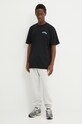 Vans t-shirt bawełniany VN000KHTBLK1 czarny AW24