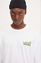 Vans tricou din bumbac alb VN000HFTWHT1