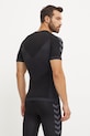 Odzież Hummel t-shirt treningowy 202636 czarny