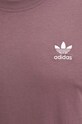 Βαμβακερό μπλουζάκι adidas Originals IZ2104 μωβ