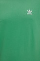 Бавовняна футболка adidas Originals зелений IZ2106