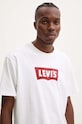 Levi's tricou din bumbac alb 000RY
