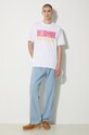 Billionaire Boys Club tricou din bumbac Straight Logo B24243 alb AW24